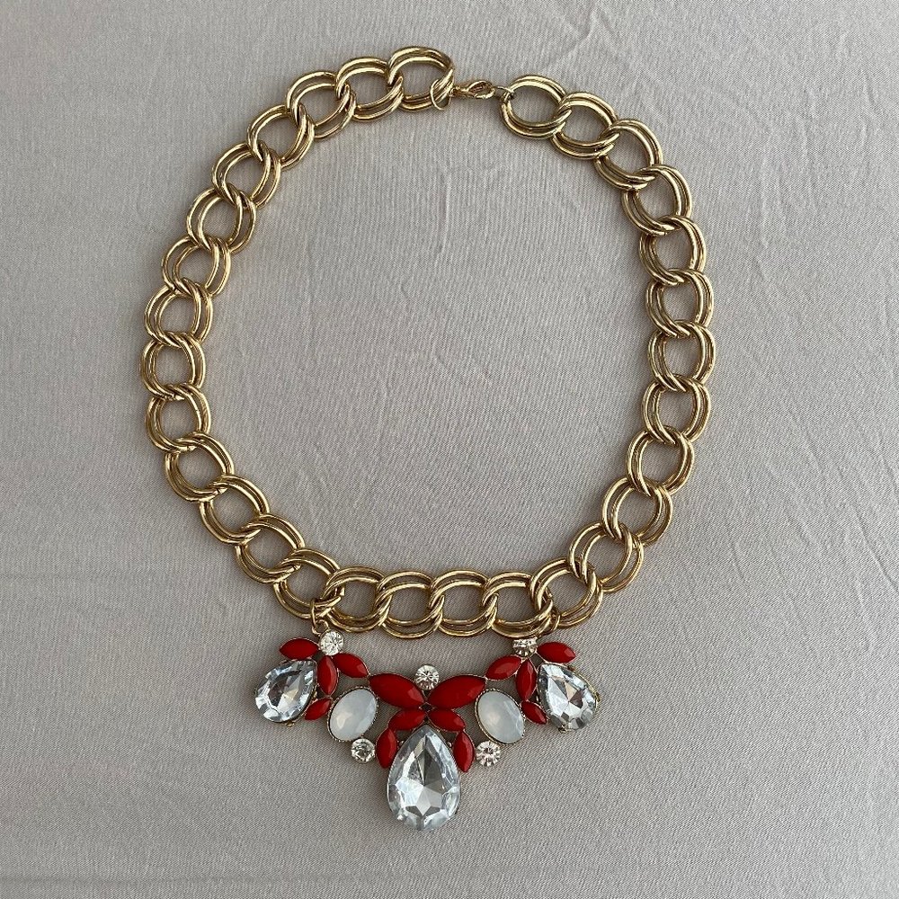 Free with $25 Purchase! Aldo Red Gem Necklace